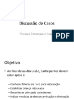 Discussão de Casos - Intoxicação