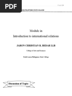 Module in International Relations