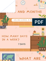 Days & Month PDF