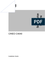 CINEO C4040 Installation Manual