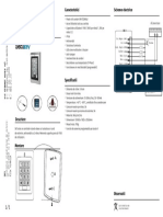 Fisa Tehnica Cititor de Proximitate Stand Alone-Controler Secukey SK1 RFID IP 66