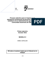 Examen Subalterno Xunta AP 2021 Quenda Mañana