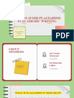 How To Avoid Plagiarism - Dwi & Nia