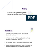 Content Management System / Système de Gestion de Contenu