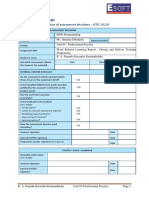 Higher Nationals - Internal Verification of Assessment Decisions