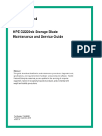 HPE - c03667984 - HPE D2220sb Storage Blade Maintenance and Service Guide
