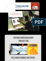 Physics Investigatory Project On Full Wave Bridge Rectifier