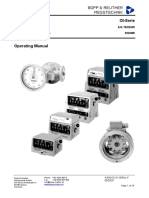 Operating Manual Oval Wheel Meter OI With AG 19 20 45 E D M5