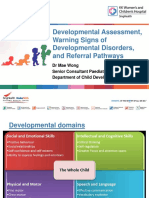 Developmental Assessment, Warning Signs and Referral Pathways
