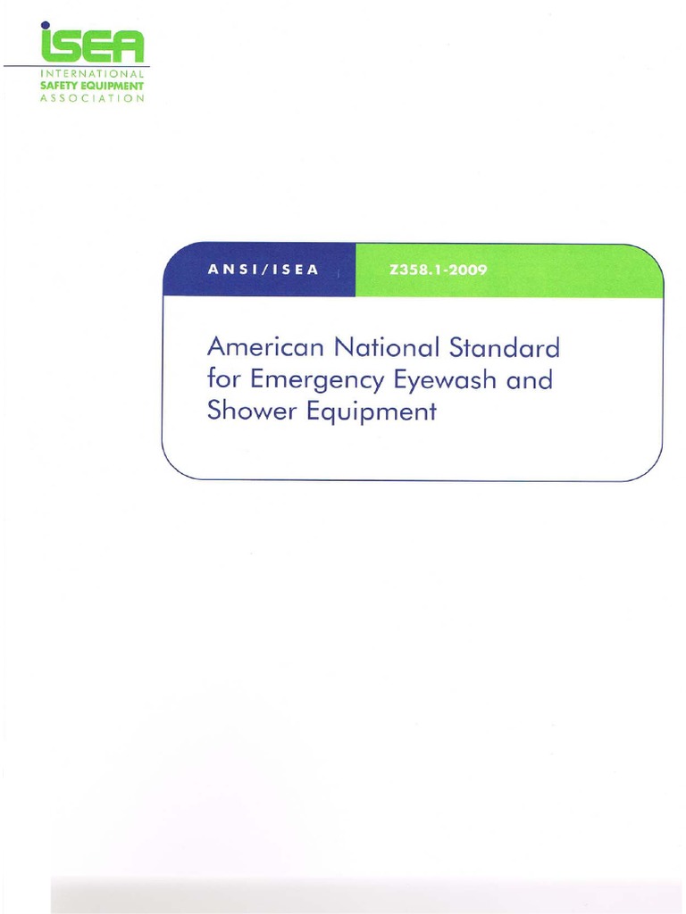 Ansi z358 1 2009 eye shower pdf