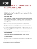 Elevator Recall