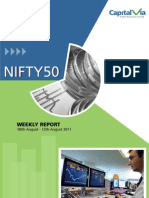 Nifty 50 Reports for the Week (8th - 12th August '11)