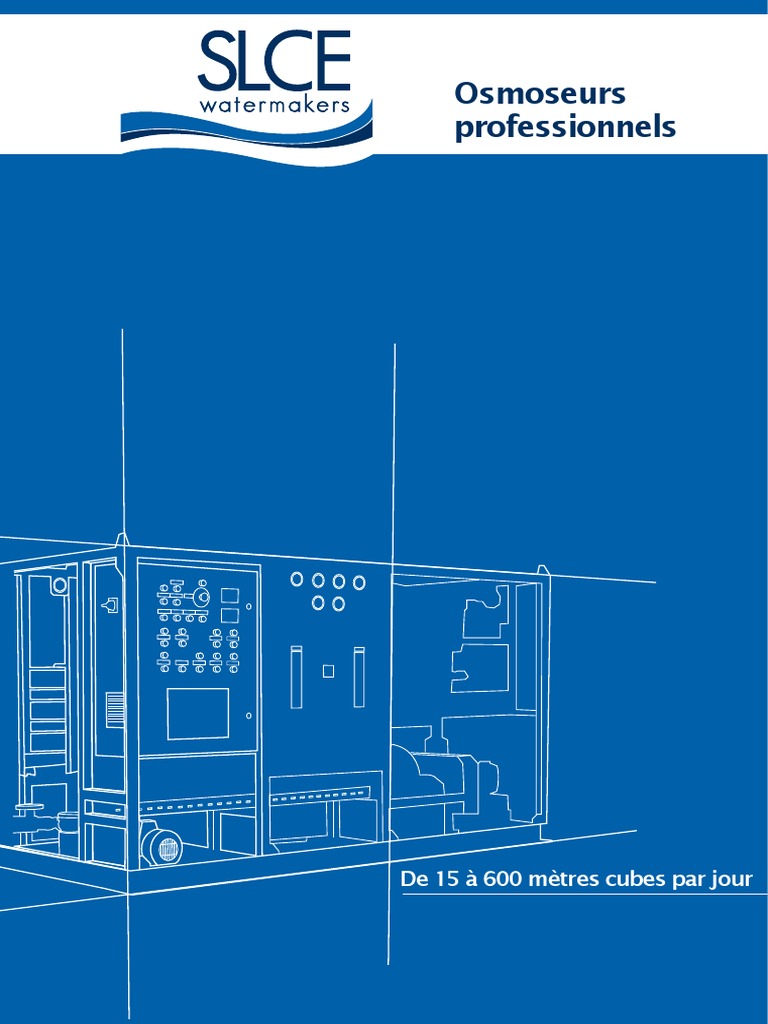 Osmoseurs Professionnels SLCE | PDF | Eau de mer | Eau