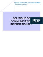 Politique de Communication Internationale