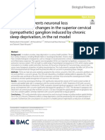 21 Gün Curcumin Prevents Neuronal Loss and Structural Changes in The Superior Cervical (Sympathetic) Ganglion Induced by Chronic Sleep Deprivation, in The Rat Model
