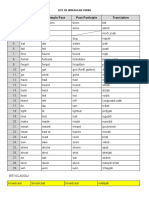 Irregular Verbs