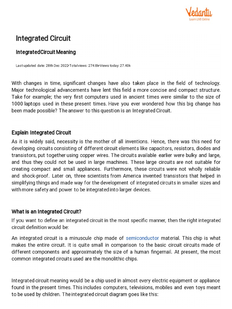 Integrated Circuit PDF