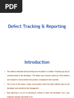 Defect Tracking & Reporting