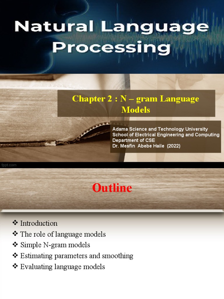 3-Lecture Three - (Chapter Two-N-gram Language Models) | PDF ...