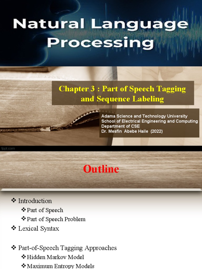 4Lecture Four (Part of Speech Tagging and Sequence Labeling) PDF