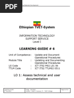 Ethiopian TVET-System: Learning Guide # 6