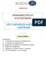 Chapitre 5 Variables Aléatoires Continues (Version 2) 28 12 2021