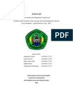 PERENCANAAN DAN PENGELOLAAN TENAGA KERJA