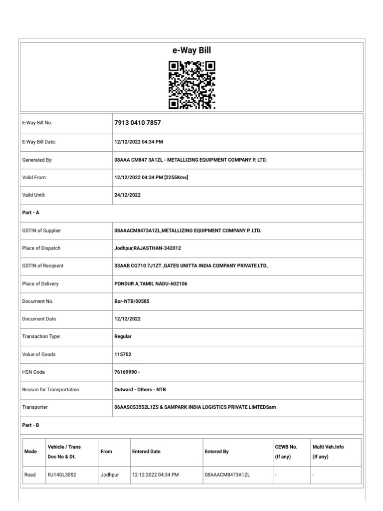 Gates Way Bill 1212 PDF
