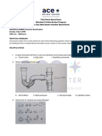 Final Mock Board Exam Review Program for July 2022 Master Plumber Exam