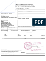 Tien Hung JSC Invoice