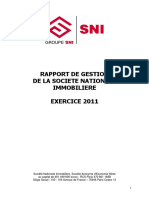 Rapport Gestion SNI 2011