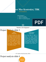 PT. Sumber Mas Kontruksi, TBK: Presentation