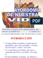 LECCION 28 MAYORDOMÍA. DE NUESTRA VIDA Diapositivas 1