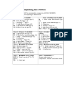 FP10 1st Quarter Schedule of Activities