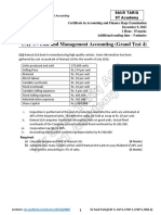 CAF 3 CMA Grand Test 4 With Solution S23 ST Academy