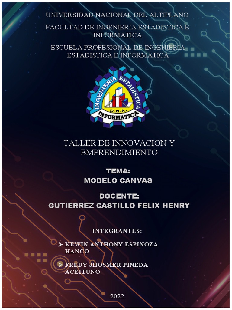 Modelo Canvas Descargar Gratis Pdf Business Economias