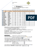 TP 1 Excel