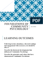 Moodle 2017-18 Foundations of Community Psychology