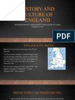 History and Culture of England