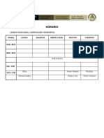 Horario Computación e Informática IESPP Moquegua