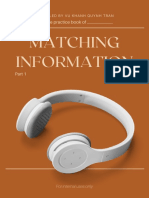 Listening Matching Information Part 1