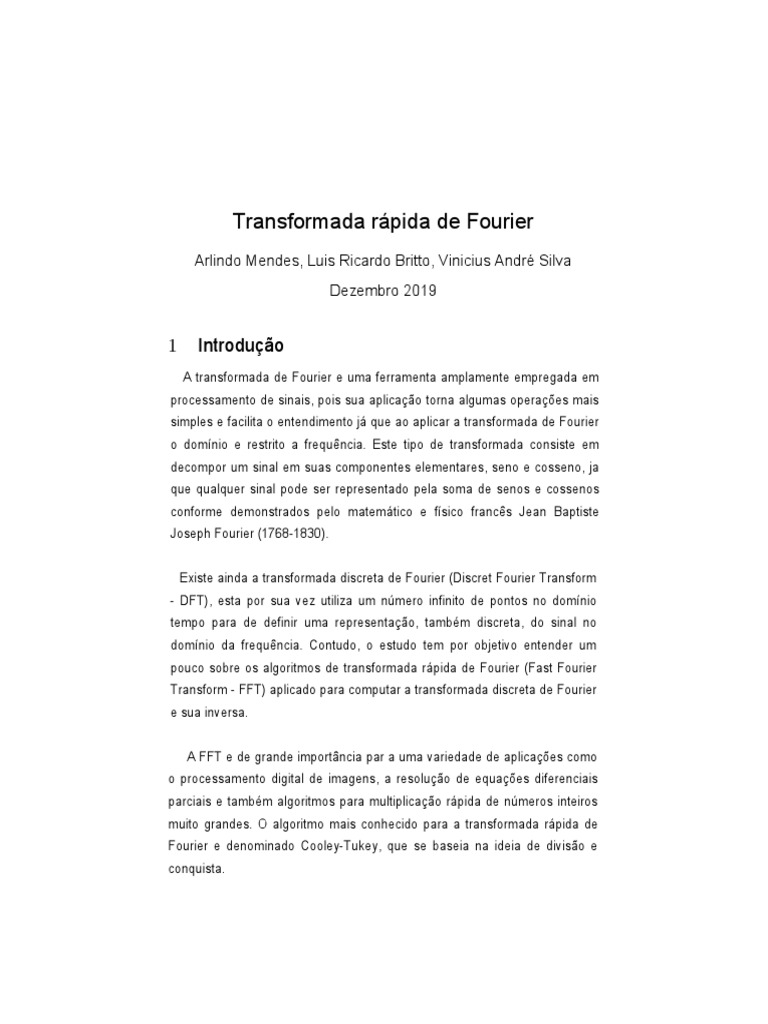 Transformada De Fourier Pdf Combine