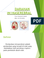 Perdarahan Intrasereberal