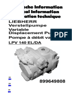 Liebherr Variable Displacement Pump Verstellpumpe