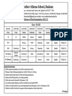 Scheme of Final Examination (IX & XI) - 1