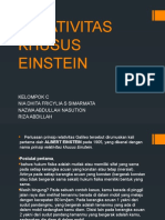 Relativitas Khusus Einstein