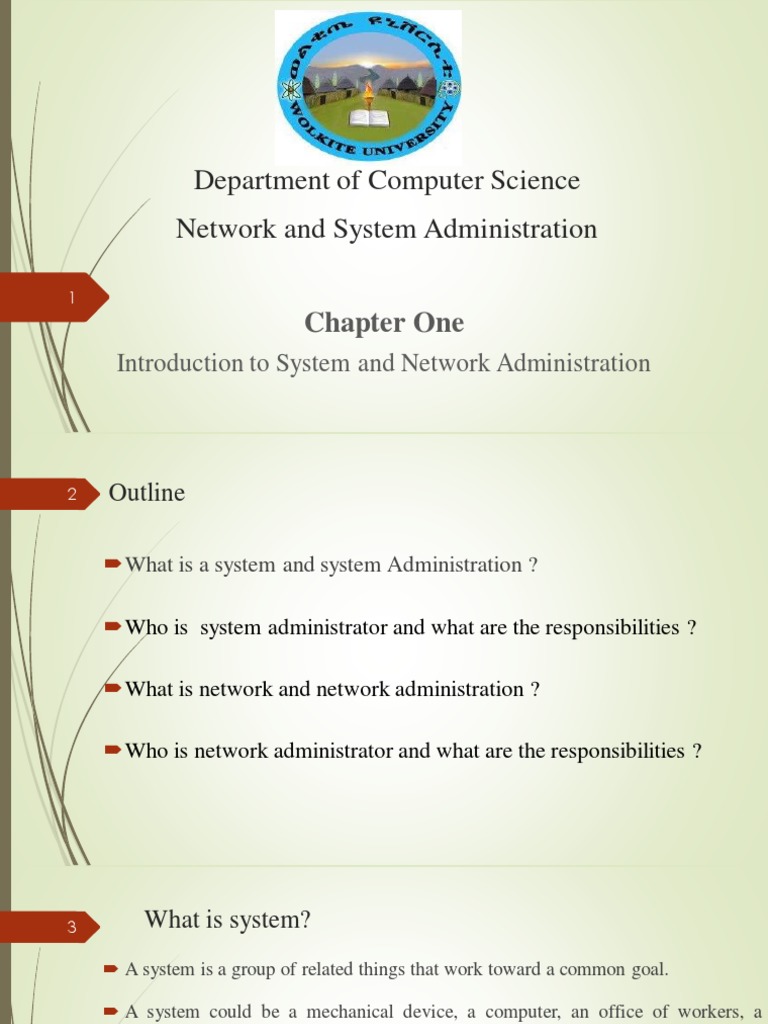Introduction to System Administration | PDF | File System | Command ...