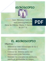 El microscopio: partes, tipos y uso