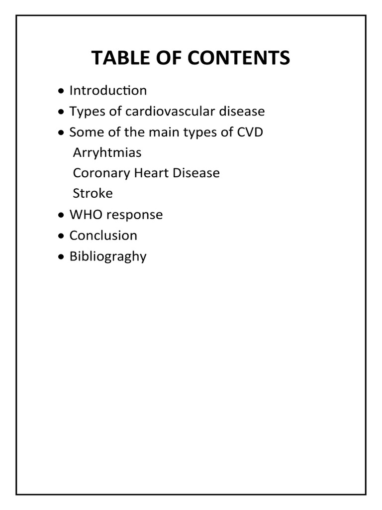 Cardiovascular Disease Pdf Heart Coronary Artery Disease