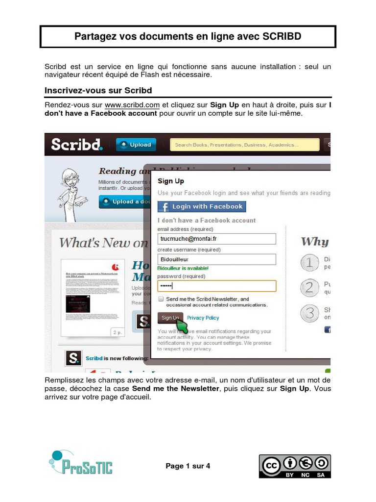 Partagez vos documents avec Scribd | PDF | Internet | Internet et Web